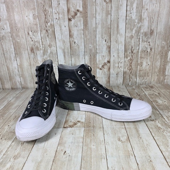 Converse Chuck Taylor All Star High Top‎ Black Camo Sneakers Mens Size 11 - Picture 6 of 8
